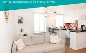 Coeur De Ville Enghien Les Bains - 2 Pieces Lumineux Et Chaleureux - 15 Min De Paris